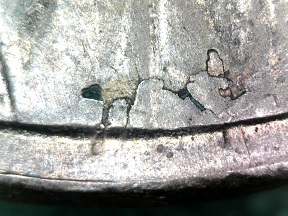 2006-D-Lincoln-Cent-With-Rim/Rim-Die-Crack-And-Lam-Error-...
